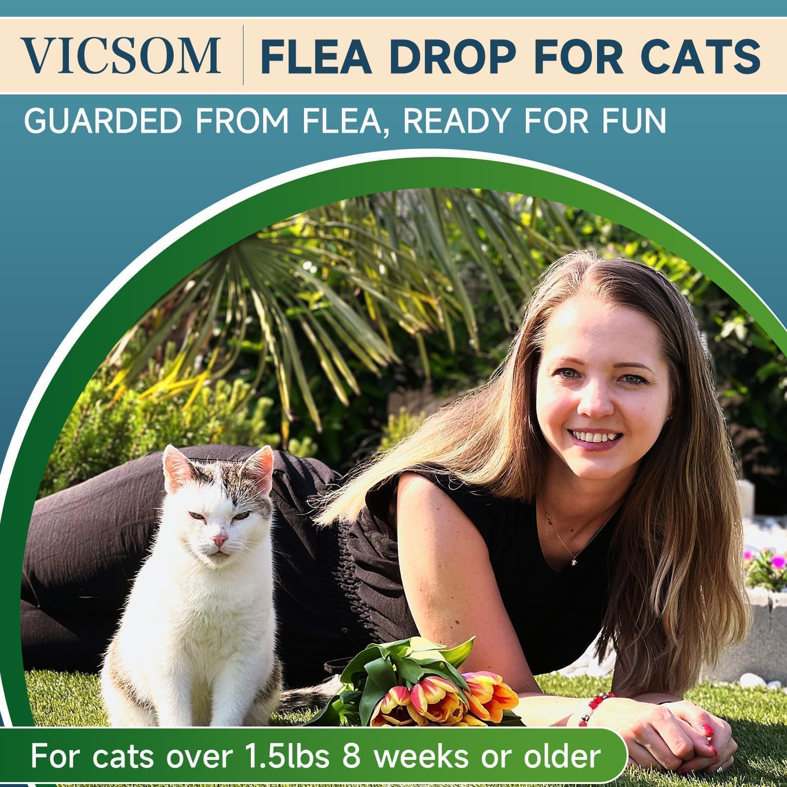 VICSOM veterinarian-recommended prescription-free formula delivers professional-grade protection at home.