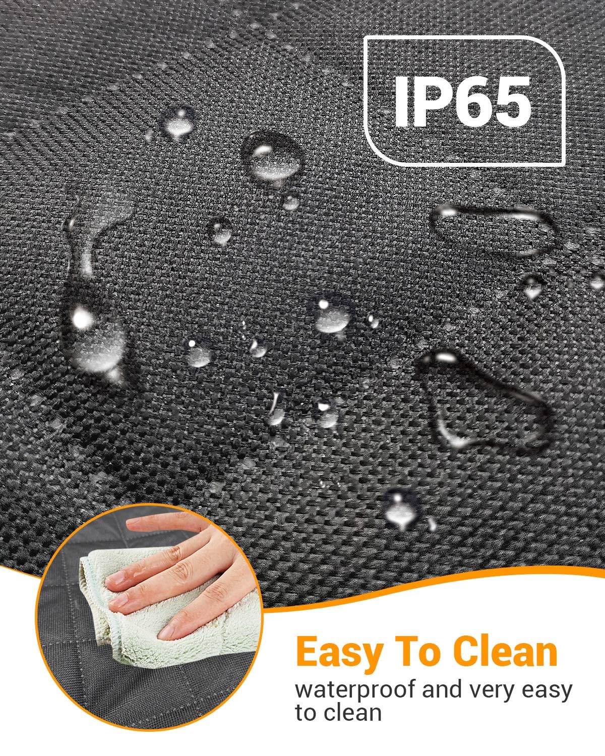 Victoper mesh window and storage bag for visibility and organization