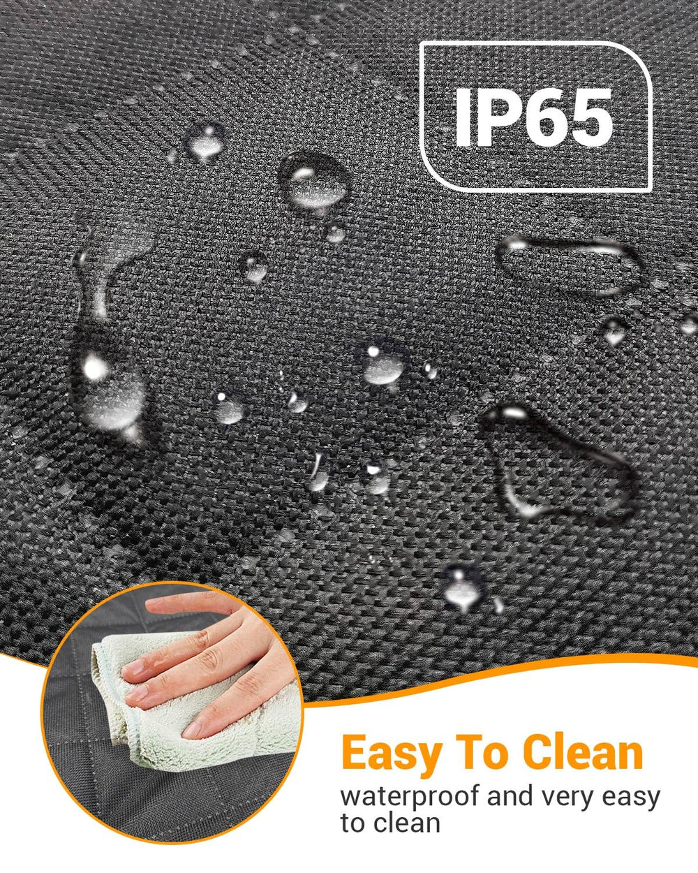 Victoper mesh window and storage bag for visibility and organization