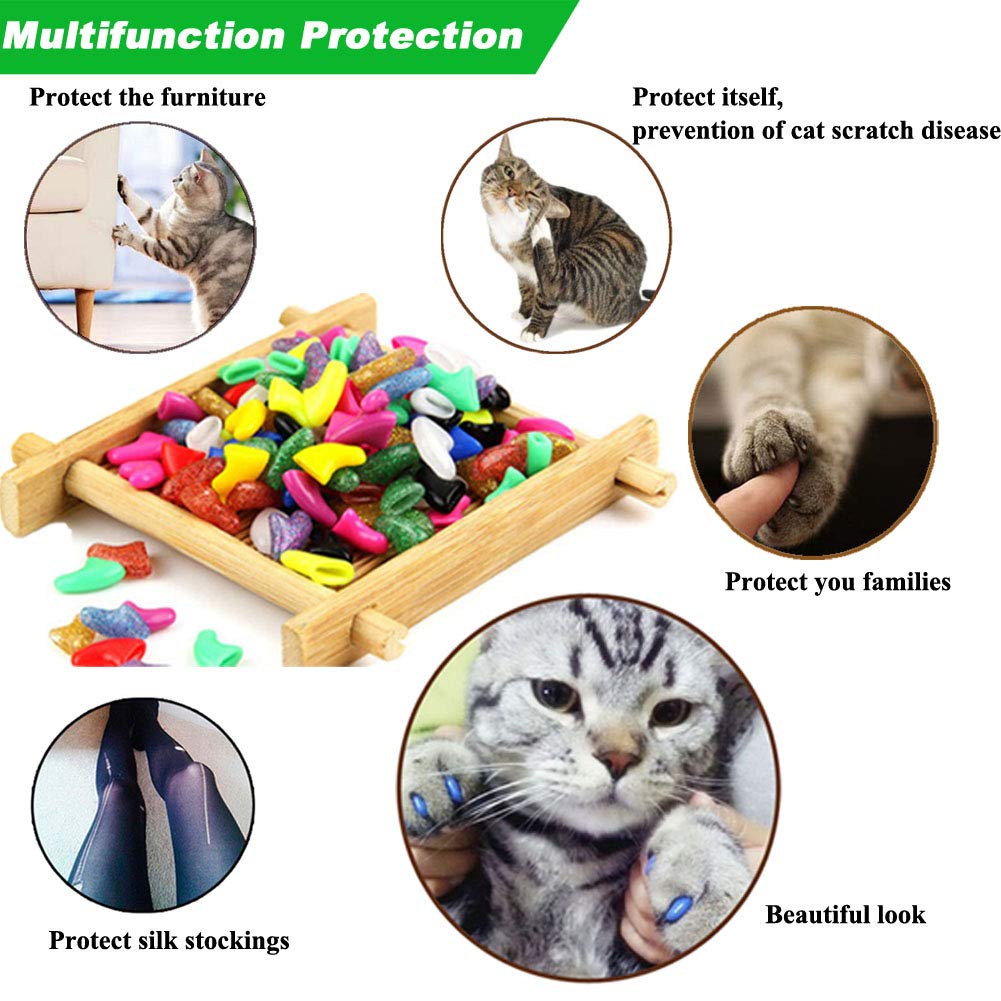 VICTHY nail caps adhesive glue shown for secure, mess-free application