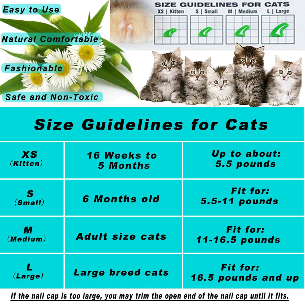 VICTHY cat nail caps applicators aid precise placement during at-home nail cap application