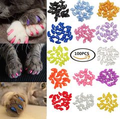 VICTHY nail caps XS kitten-size fit tiny paws for gentle protection.