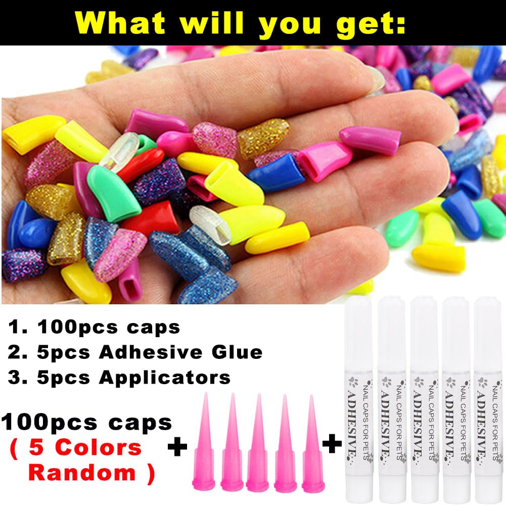 VICTHY color variations shown for nail caps in product shots.