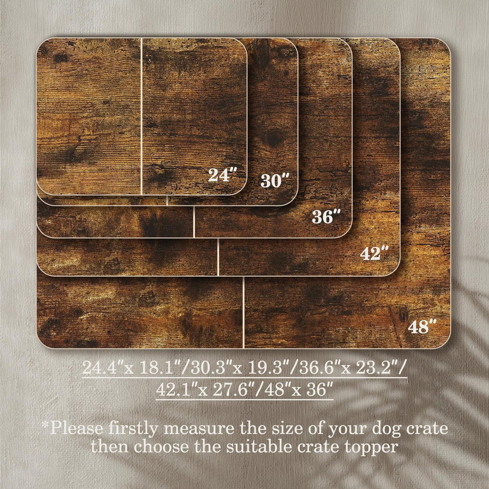 VIE DE AMAN rustic wood crate topper as a furniture grade upgrade for living spaces.