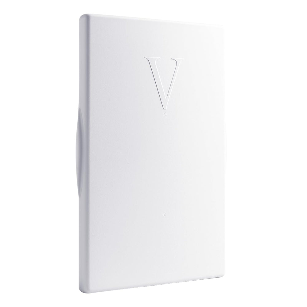 Viecam medium dog door snap-on panel front view blocks drafts and pests.