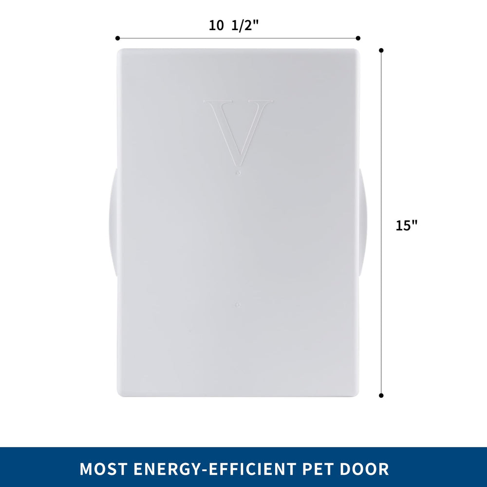 Viecam panel compatible with PetSafe medium doors back view ensures a simple fit.