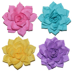 Viewind dog collar flowers cover 8 cm on pet for subtle sparkle