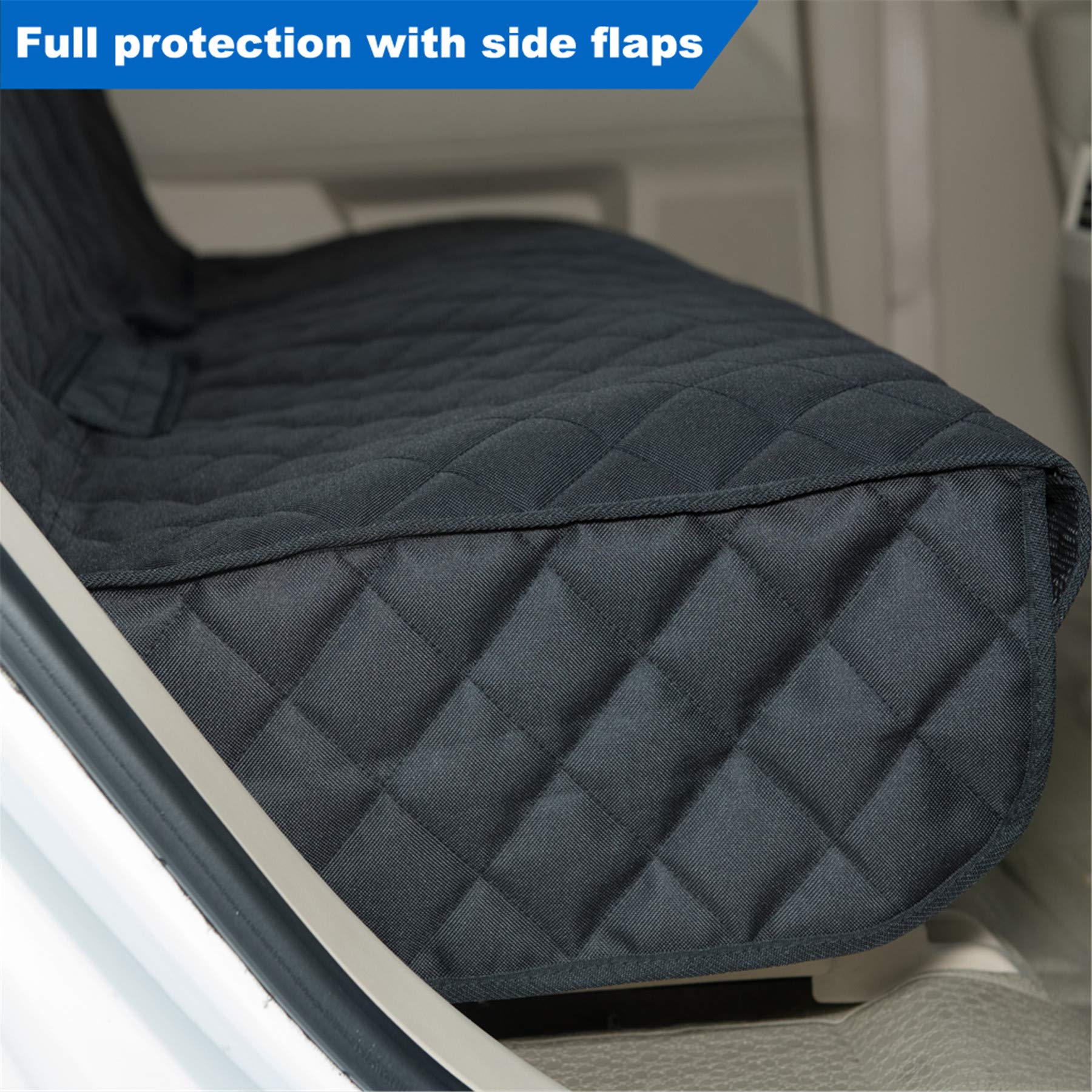 VIEWPETS bench car seat cover protects both pets and passengers' seats