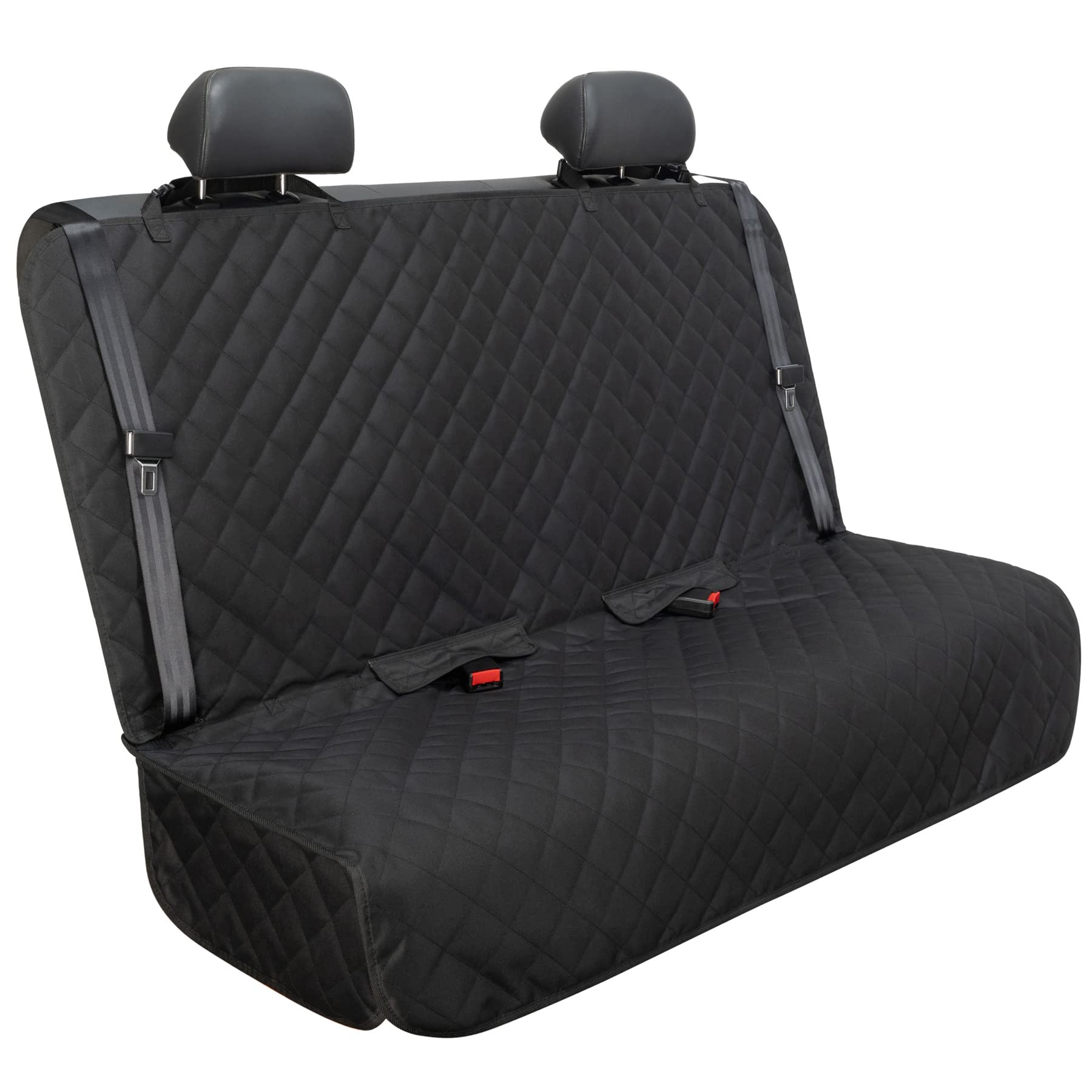 VIEWPETS bench car seat cover waterproof protects upholstery from spills during travel