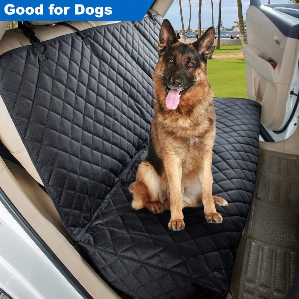 VIEWPETS bench seat cover non-slip mesh keeps it in place on bumpy roads