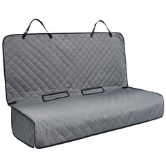 VIEWPETS bench seat cover waterproof grey protects upholstery from fur and spills