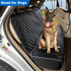 VIEWPETS dog car seat cover universal-fit fits most vehicles for versatile trips.