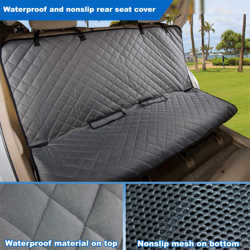 VIEWPETS seat cover side flaps shielding door area from dirt
