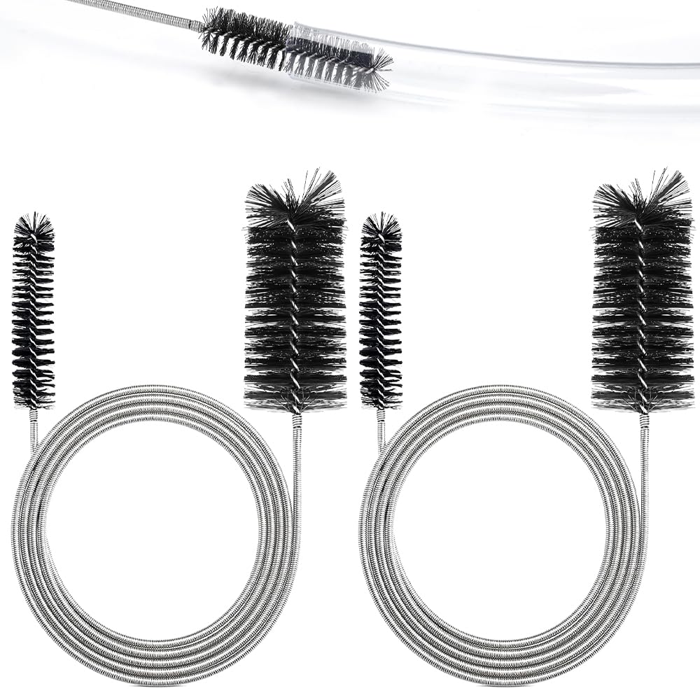 ViiWxx 2-pack dual-ended tube brush close-up bristles for precise cleaning in tight spaces