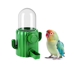 ViiWxx automatic water dispenser with cactus design for birds provides reliable hydration.