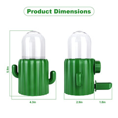 ViiWxx cactus no-spill feeder keeps cages tidy during busy feeding.
