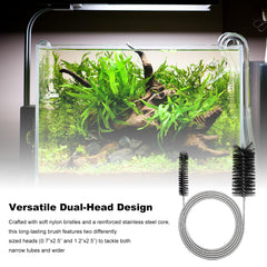 ViiWxx plastic-head tube brush navigates tight spaces safely for surfaces