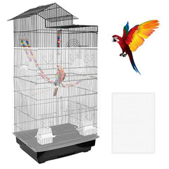 viiwxx universal seed catcher assembly around bird cage reduces mess