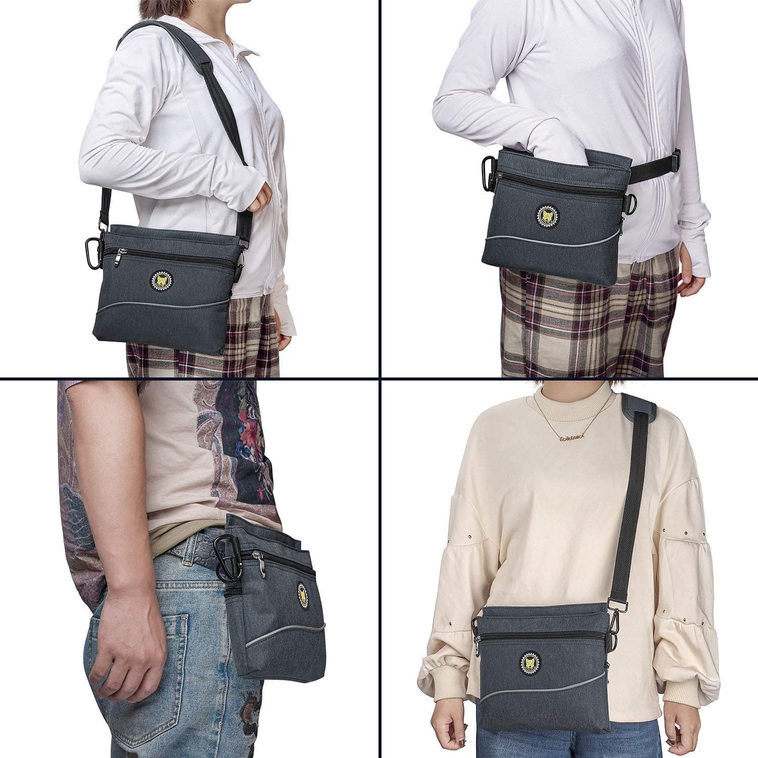 Viklluyr dog treat pouch made of durable material for daily use.