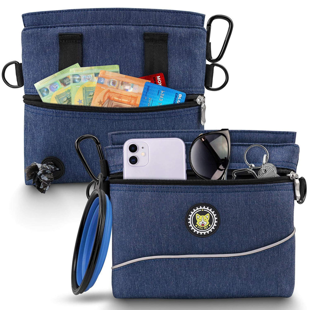 Viklluyr dog treat pouch waterproof 70D nylon stands up to outdoor training