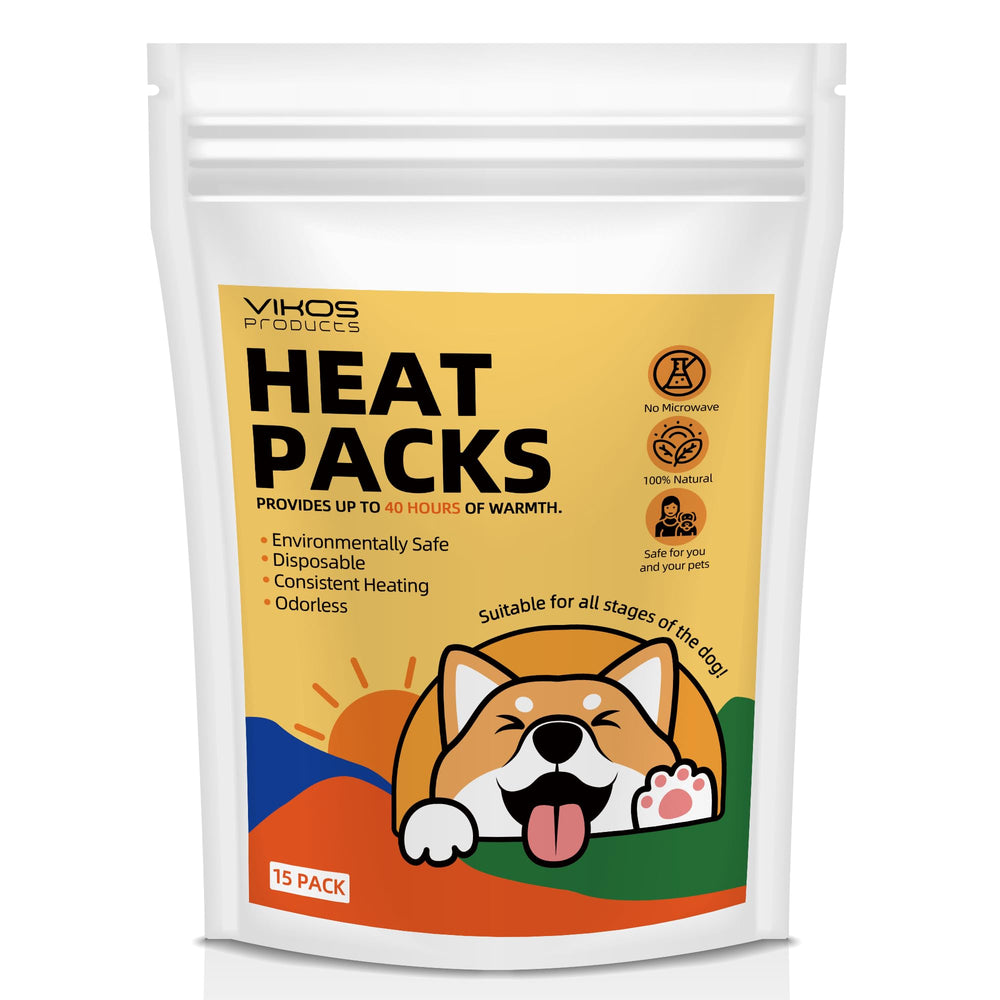 VIKOS heat packs for newborn puppy provide safe, comforting warmth