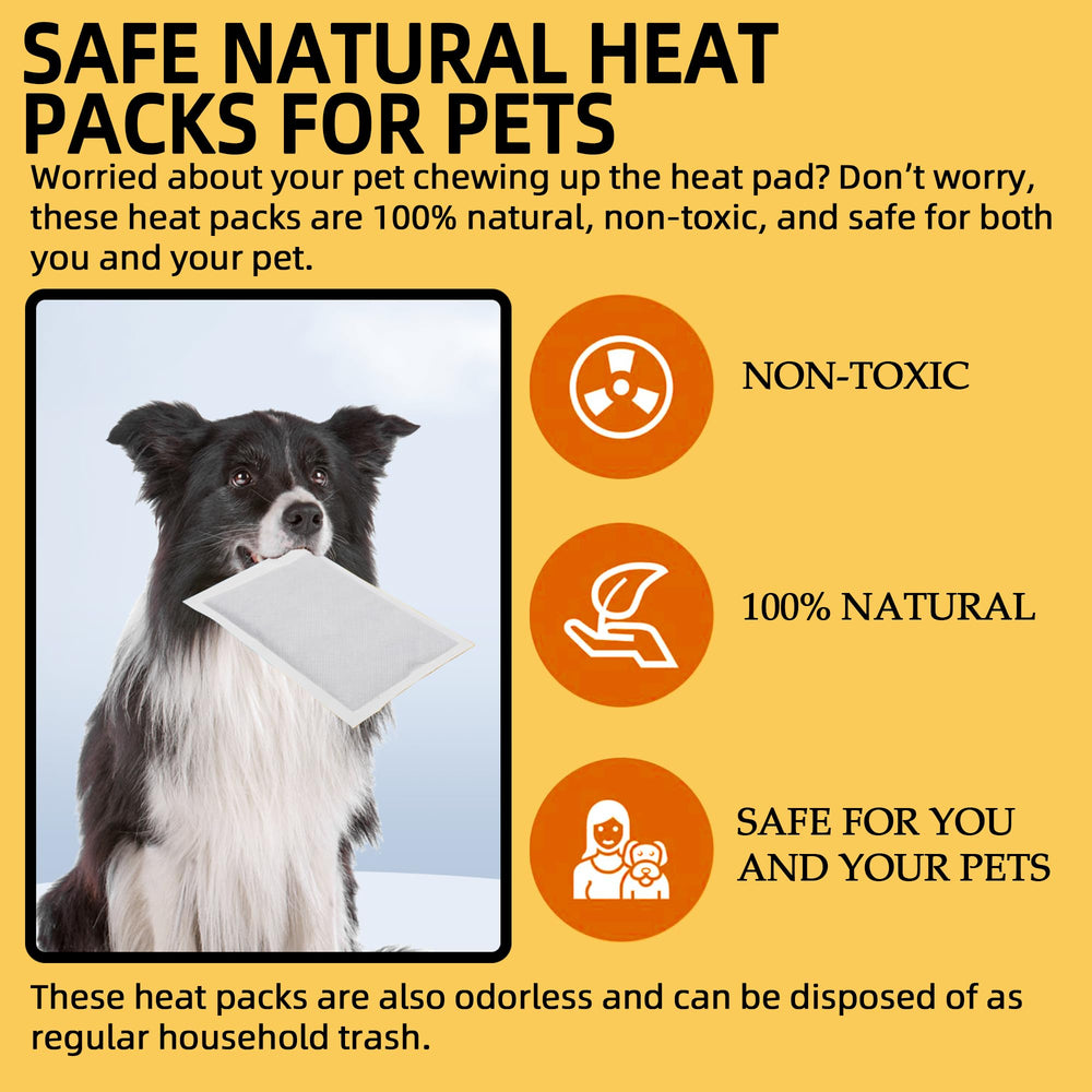 VIKOS heat packs are odorless and easy to dispose of