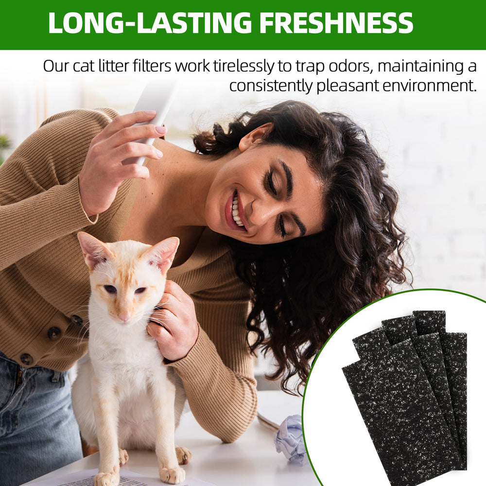 VIKOS Products easy-installation cat litter filter simplifies replacement and upkeep