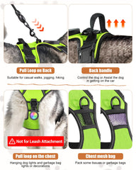 Villabliss lighted harness breathable inner panel for comfortable wear