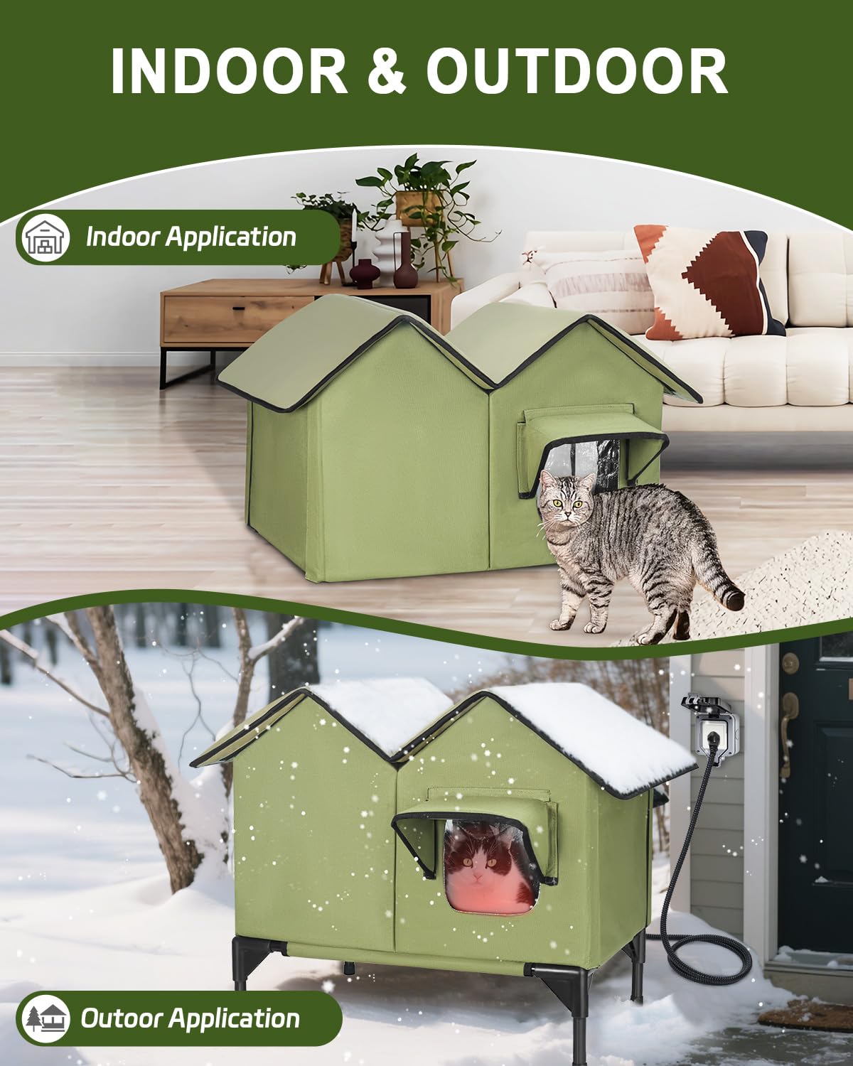 VILRAK easy-assembly design with hook-and-loop fasteners streamlines setup.