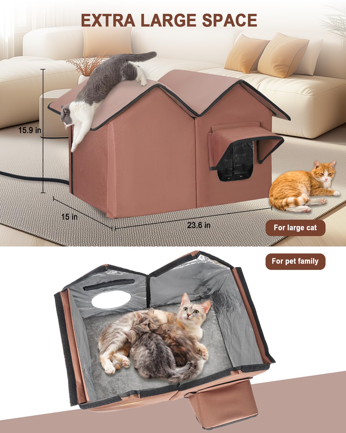 VILRAK safety features with chew-resistant cord and anti-overheating protection.