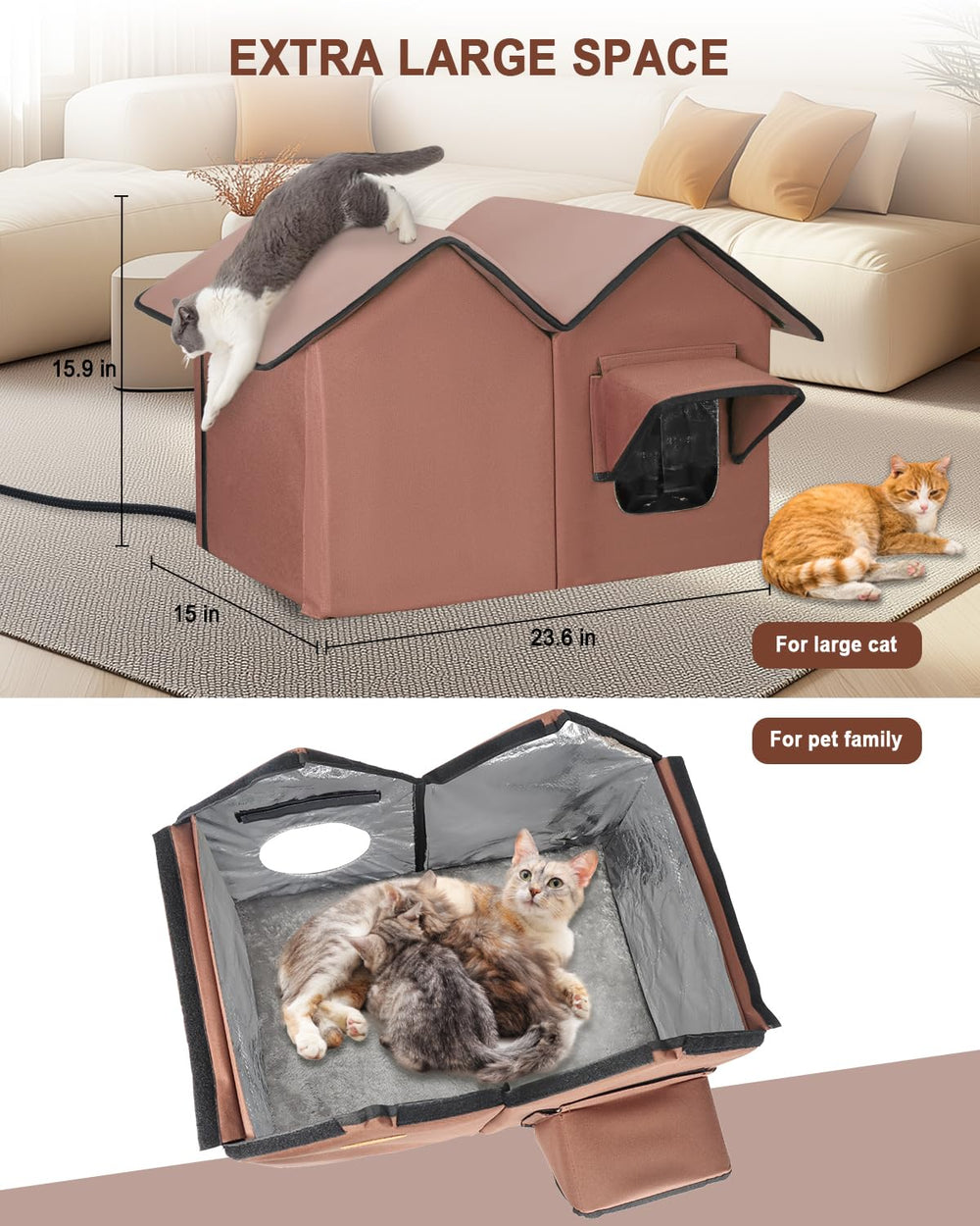 VILRAK safety features with chew-resistant cord and anti-overheating protection.