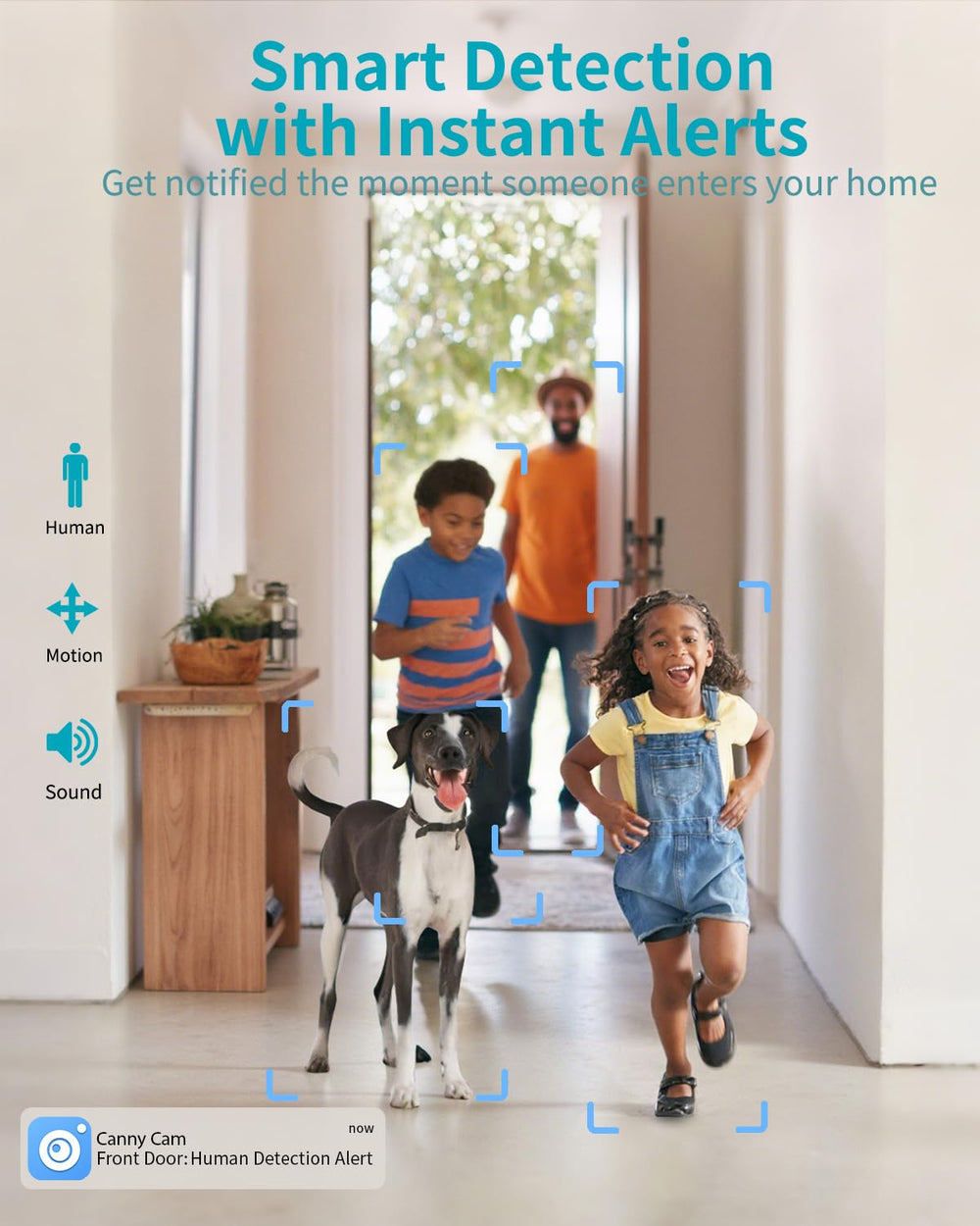 VIMTAG built in siren alarm adds audible alerts during suspicious activity