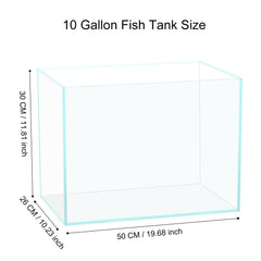 Vimvins tank mat included to prevent shifting and protect surfaces.