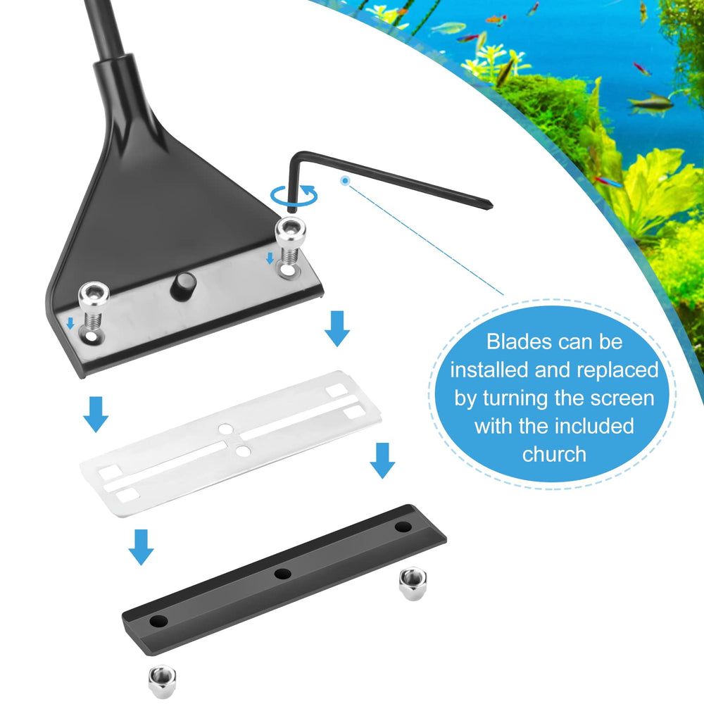 Vimvins scraper easy installation to swap blades without tools
