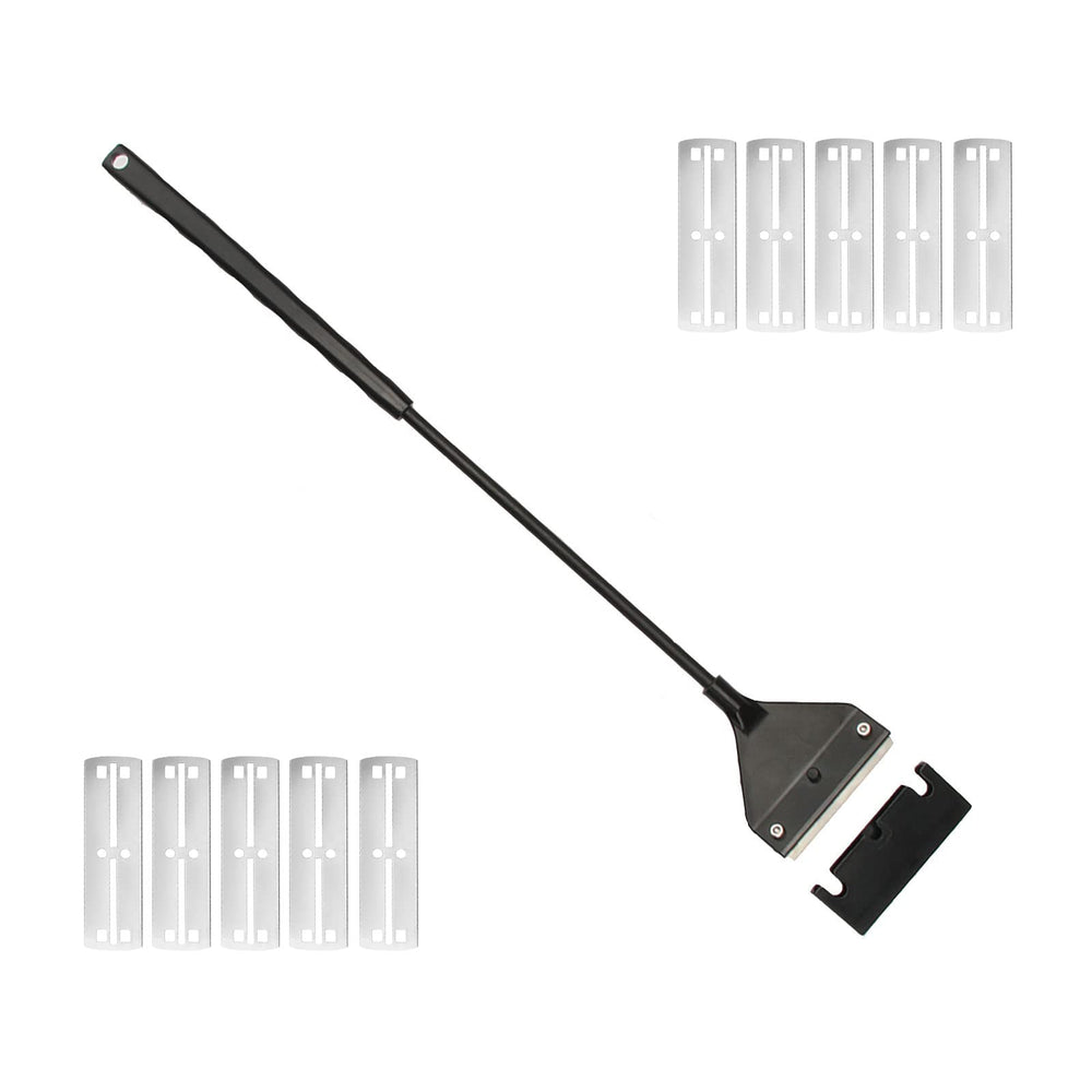 Vimvins algae scraper on glass aquarium removing algae with precise, scratch-free action
