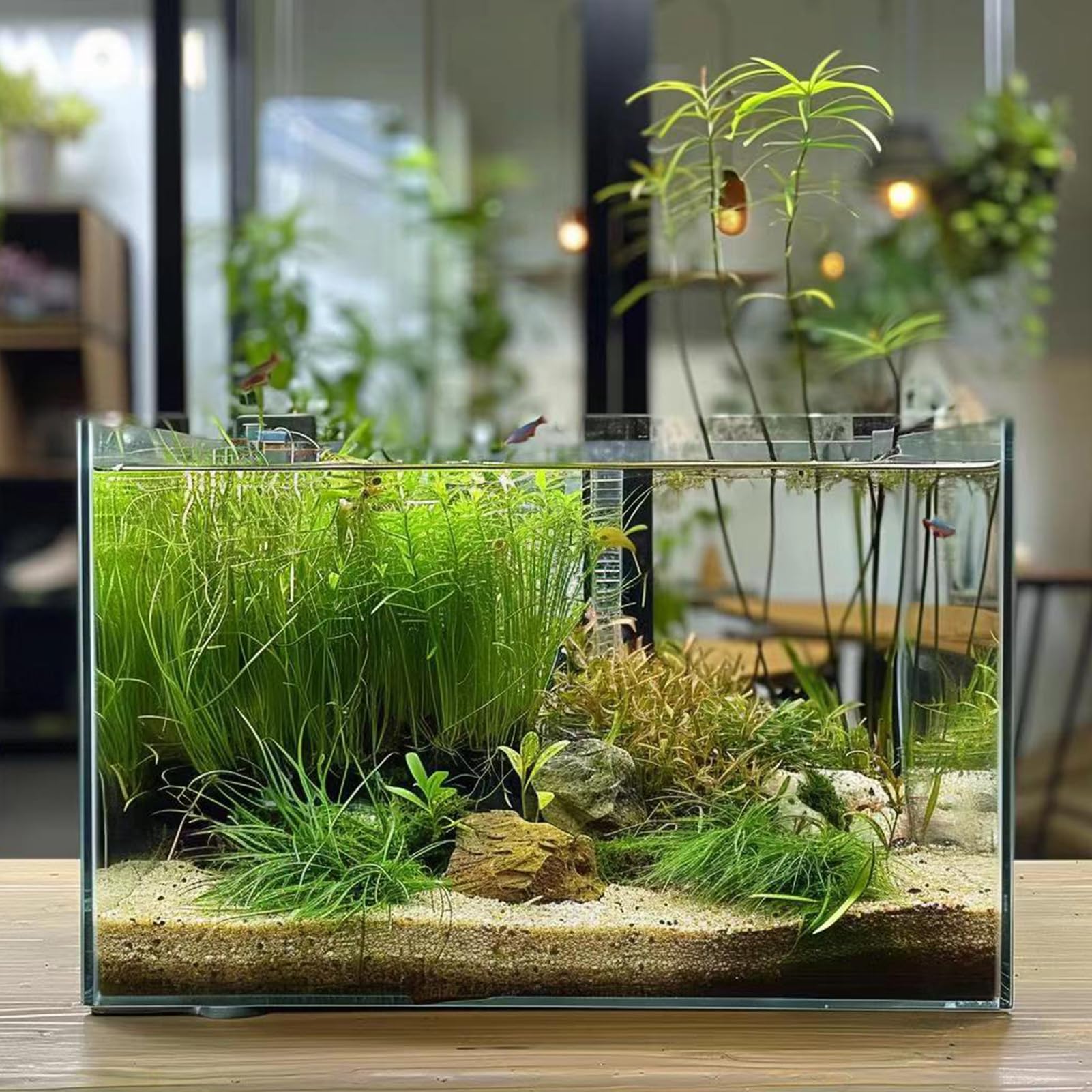 Vimvins aquascape-creative-setup enables versatile betta or shrimp layouts.