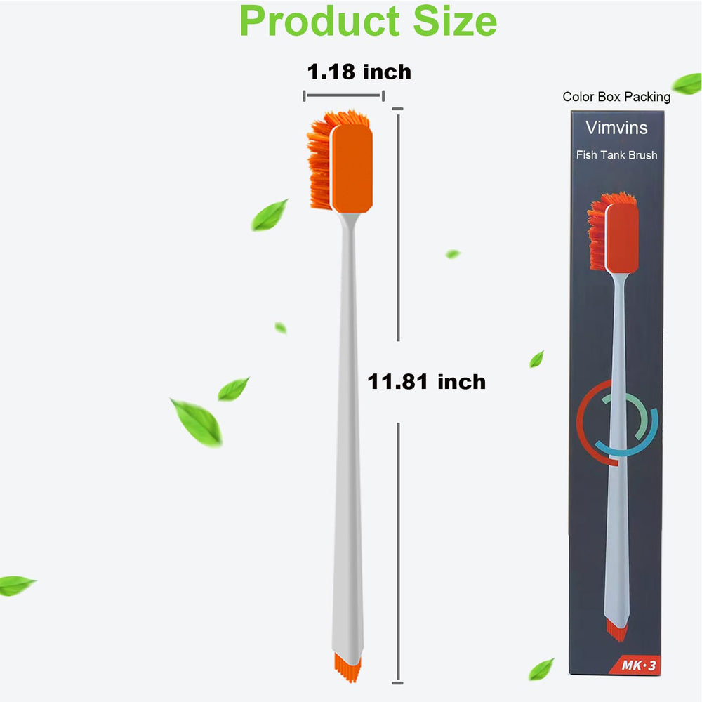 Vimvins aquarium brush cleaning acrylic surface keeps viewing clear