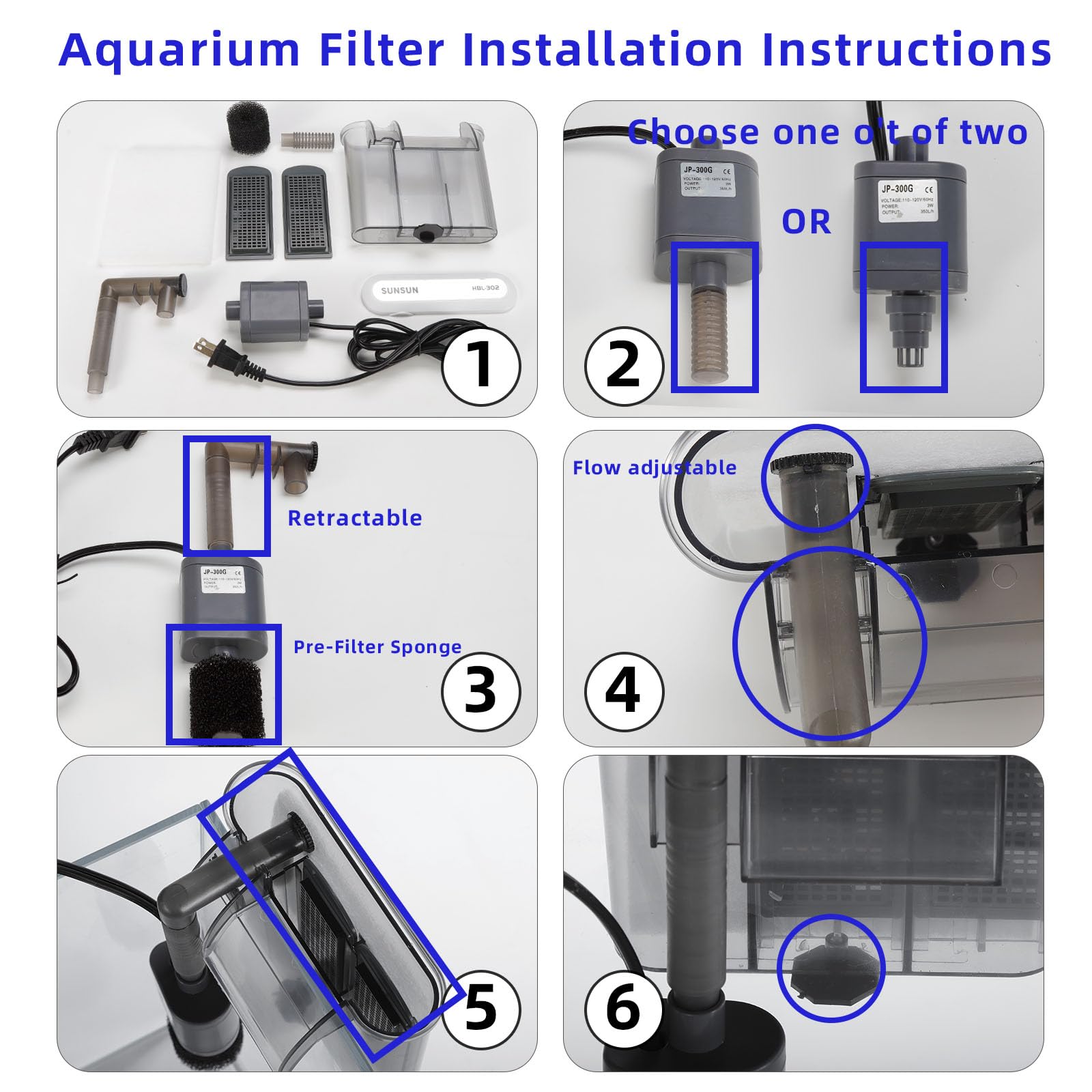 Vimvins clear-water demo image shows quick tank health assessment.