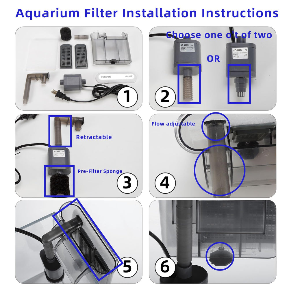 Vimvins clear-water demo image shows quick tank health assessment.