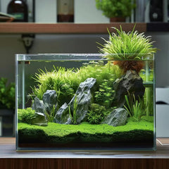Vimvins easy-maintenance aquarium shows simple cleaning for busy setups.