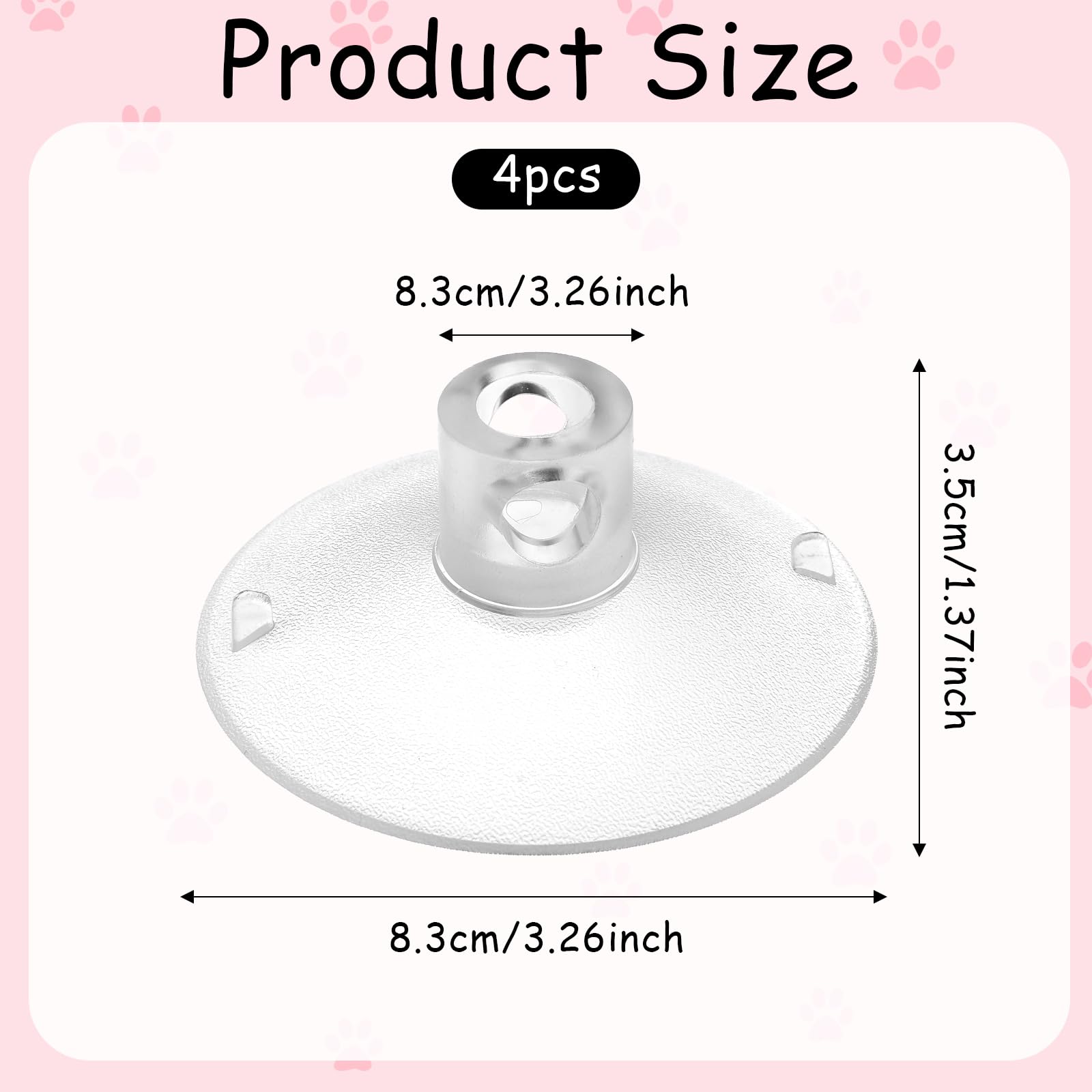 Vin Beauty cat-window-bed-suction-cup-hole enables easy rope threading for stable hang.