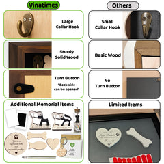 Vinatimes acrylic front adds clarity and depth to cherished mementos.