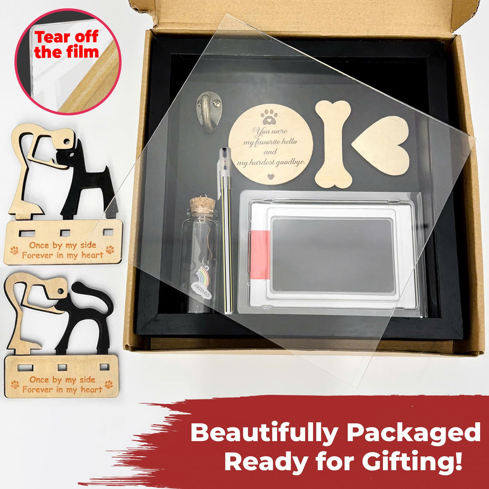 Vinatimes pet fur jar holds a strand of fur for memory.