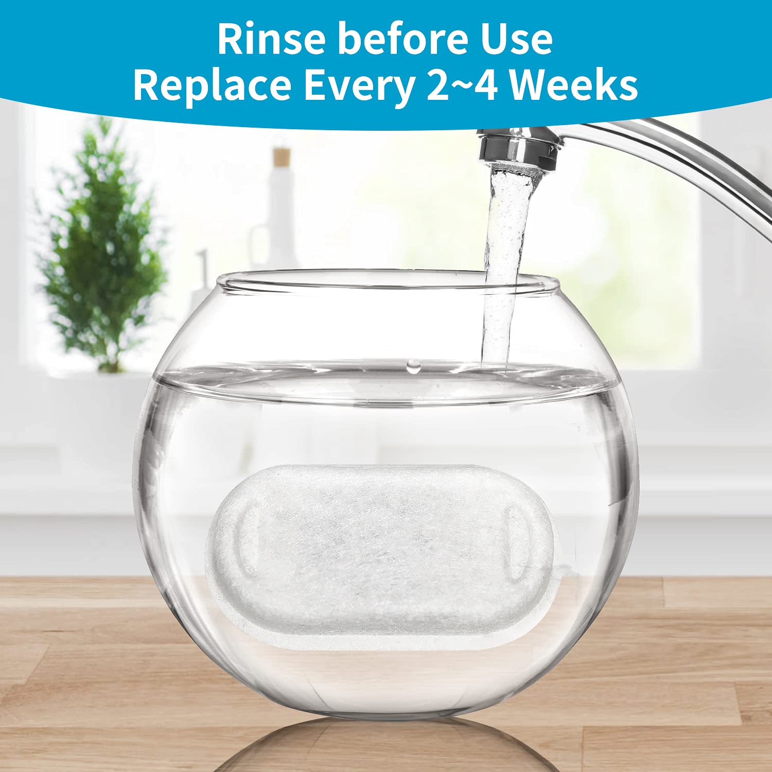 VinDox water-taste improvement leads to clearer, fresher water for cats.