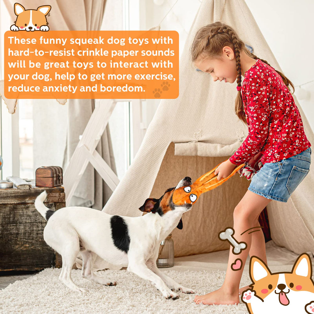 Vinsot interactive octopus dog toy enhances tug-of-war and fetch sessions.