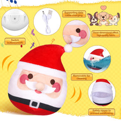 Vinsot rechargeable dog ball with charging cable for continuous sessions.