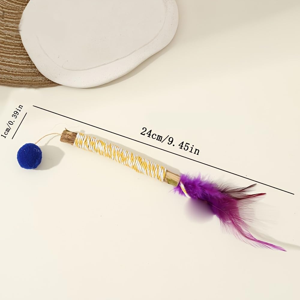 Vintage & Haven silvervine sticks in use as consumable lick toy for entertainment