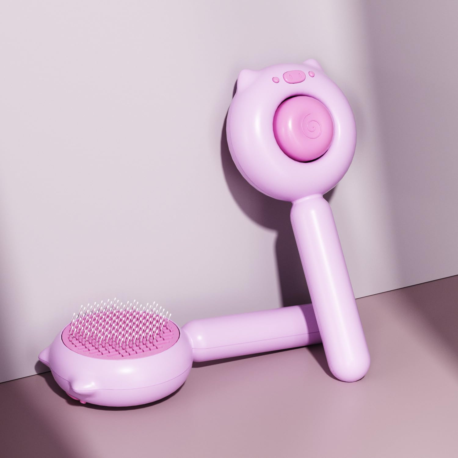 VIOJOJO durable ABS stainless steel brush, long-lasting pet grooming tool