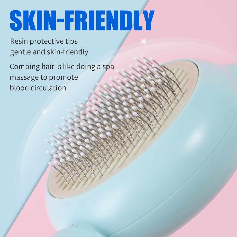 VIOJOJO pet brush durable ABS and stainless steel build