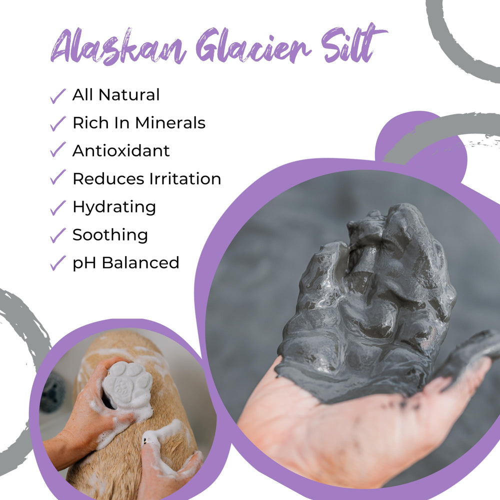 Viori Pawson shampoo bar featuring aloe for soothing fur and skin